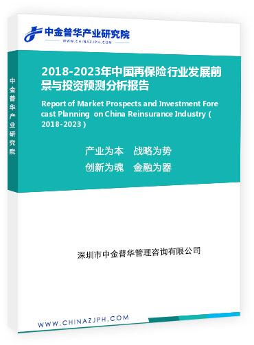 2018-2023年中國再保險行業(yè)發(fā)展前景與投資預測分析報告