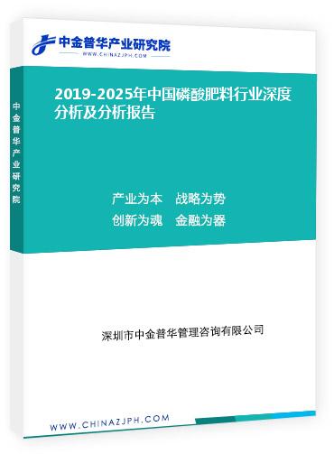2019-2025年中國磷酸肥料行業(yè)深度分析及分析報(bào)告
